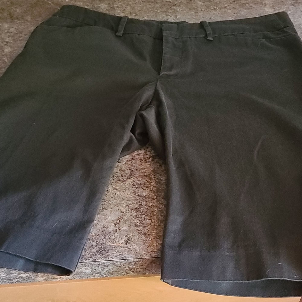 Dark olive green shorts